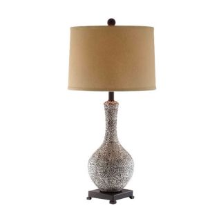 Shibden Hall Seeded Iron and Ceramic Table Lamp   16136996  