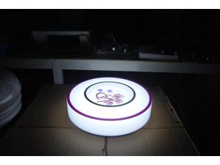 Home Indoor use Ceiling LED  Round Flush Mount Light White BO MKR1B, 24 Watt 48 Leds