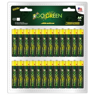 GoGreen Power Alkaline AA Battery Pack (Set of 48)  