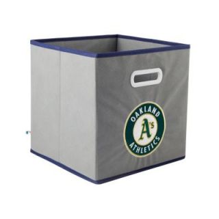 MyOwnersBox MLB STOREITS Oakland Athletics 10 1/2 in. x 10 1/2 in. x 11 in. Grey Fabric Storage Drawer 11200OAK