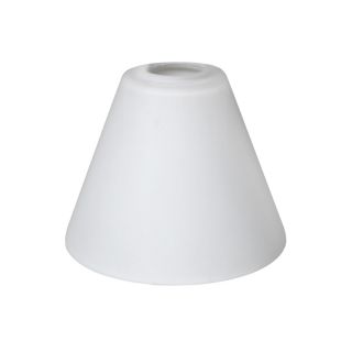 5.51 in H x 6.5 in W Frosted Opal Glass Mix and Match Mini Pendant Light Shade