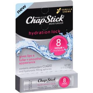 ChapStick Hydration Lock Vanilla Creme Lip Moisturizer, 0.15 oz