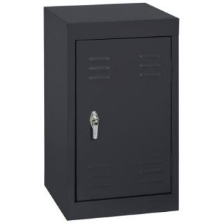 Sandusky 15 in. W x 15 in. D x 24 in. H Single Tier Welded Steel Locker in Black LF11151524 09