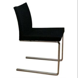 Aria Flat Chair (Black Leather)