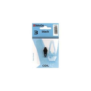 Fix A Zipper 33134 ZlideOn Zipper Pull Replacements Coil 3 Black