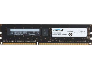 Crucial 4GB DDR3 1866 (PC3 14900) ECC Unbuffered Memory For Mac Pro Systems Model CT4G3W186DM