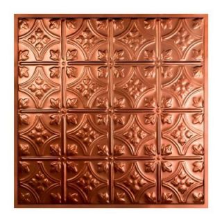 Great Lakes Tin Hamilton 2 ft. x 2 ft. Lay in Tin Ceiling Tile in Vintage Bronze Y52 09