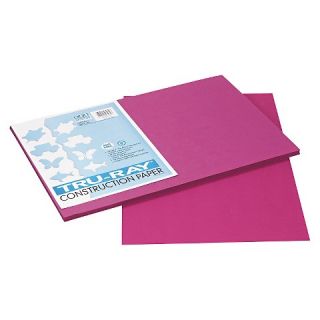 Pacon® Tru Ray Construction Paper, 76 lbs, 12 x 18   Magenta (50