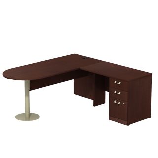 Quantum L Shape Peninsula Desk by Bush Business Furniture