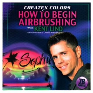 Createx Colors How to Begin Airbrushing DVD Introduction Paint Craft 5917   00