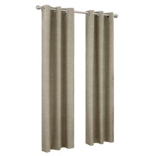 Sun Zero Linen Tom Thermal Lined Curtain Panel, 40 in. W x 84 in. L 43526