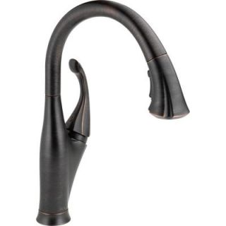 Delta Addison Single Handle Pull Down Sprayer Kitchen Faucet with MagnaTite Docking in Venetian Bronze 9192 RB DST