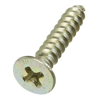 National 18 Count #9 x 1 in Flat Head Brass Interior/Exterior Wood Screws