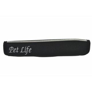 PET LIFE Small Black Extreme Neoprene Joint Protective Reflective Pet Sleeves NS1BKSM