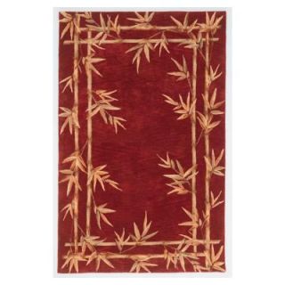 Kas Rugs Bamboo Screen Red 8 ft. 6 in. x 11 ft. 6 in. Area Rug SPA314586X116