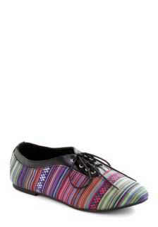 Laser Show Stopper Flat  Mod Retro Vintage Flats