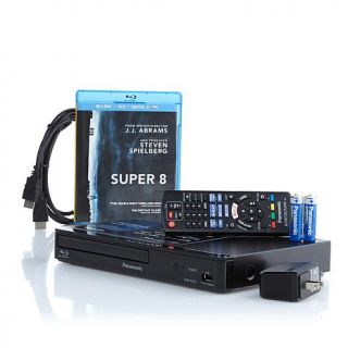 Panasonic Smart Blu ray Player with HDMI Cable and "Super 8" Movie   7856597