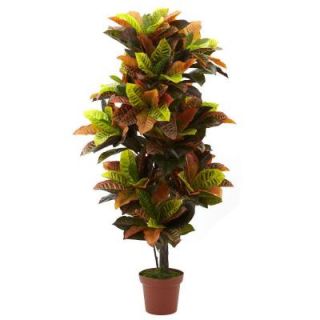 Nearly Natural Real Touch 56 in. Croton Plant 6721