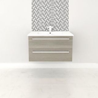 Cutler Kitchen & Bath Silhouette 30'' Wall Hung Vanity Set
