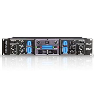 Technical Pro DMB200 19 2U Rack Mount 2  Channel Audio Mixer With  Input and Fog Bar