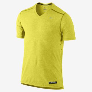 Nike Tailwind Short Sleeve V Neck Mens Running Shirt