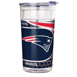 Officially Licensed NFL 22 oz. Double Wall Acrylic Party Cup   New England Patr   7797245