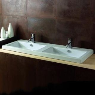 Tecla by Nameeks CAN04011 Bathroom Sink   White