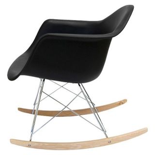 Aeon Dijon Rocker Dining Chair   Black