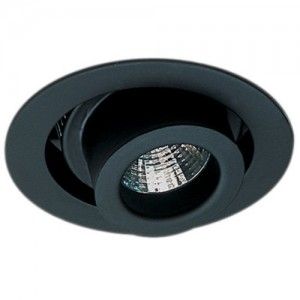 Elco Lighting EL1425B Recessed Lighting Trim, 4" Low Voltage Adjustable Spot Trim   Black
