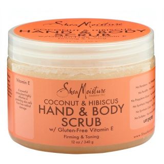 SheaMoisture Coconut & Hibiscus Hand & Body Scrub   12 oz