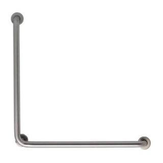 MUSTEE CareGiver 30 in. x 30 in. x 1 1/2 in. Concealed Screw Grab Bar with 90 Degree Angle in Stainless Steel 390.312