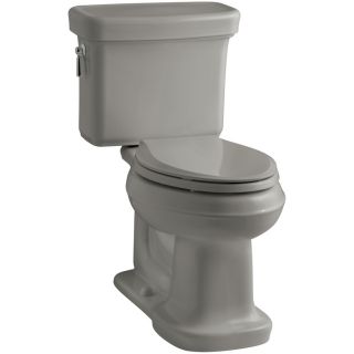 KOHLER Bancroft Cashmere 1.28 GPF (4.85 LPF) 12 in Rough In WaterSense Elongated 2 Piece Chair Height Toilet