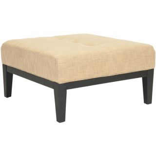 Safavieh Fulton Storage Gold Viscose Square Ottoman