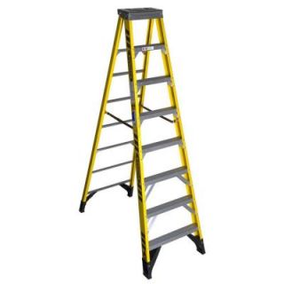 Werner 10 ft. Fiberglass Step Ladder with 375 lb. Load Capacity Type IAA Duty Rating 7310