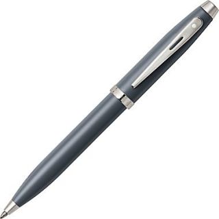 Sheaffer 100 Ballpoint Pen, Matte Grey, Medium Point, Black Ink, Each