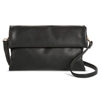 Street Level Womens Oversized Fold Over Clutch Handbag with Removable