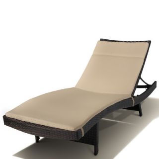 Home Loft Concept Montenegro Outdoor Wicker Adjustable Chaise Lounge