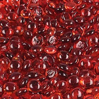 Wholesalers USA 5 lbs of  Glass Gems in Red Blossom