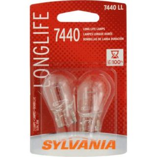 Sylvania 7440 Long Life Miniature Bulb, Twin Pack