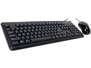 GIGABYTE GK KM3100 Black USB Wired Standard Desktop Keyboard And Mouse Combo Set