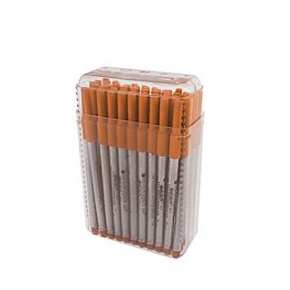 Monteverde Medium Ballpoint Refill For Sheaffer Ballpoint Pens, Brown, 50/Pack