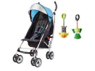 Summer Infant 3D Lite Convenience Stroller with Take Along Chimes, Blue