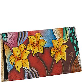 Anuschka Check book Cover Tribal Lily
