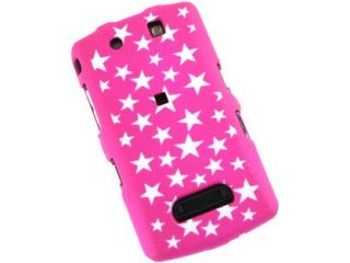 Reinforced Plastic Design Phone Cover Case Hot Pink Stars For BlackBerry Storm 9530 9500