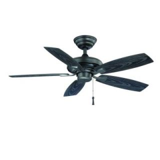 Hampton Bay Gazebo II 42 in. Indoor/Outdoor Natural Iron Ceiling Fan YG187 NI