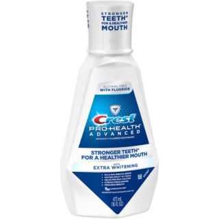 Crest Pro Health Advanced with Extra Whitening Energizing Mint Flavor Mouthwash, 16 fl oz