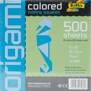 Folia Origami Paper 6X6 500 pack   Assorted   6645275