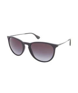 Ray Ban Black Rubberized 'erika' Sunglasses (319674402)