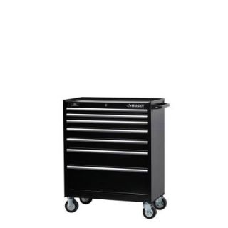 Husky 34 in. W 7 Drawer Tool Cabinet, Black H347TR