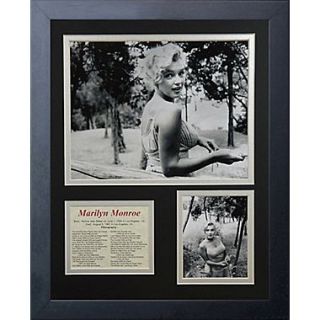 Legends Never Die Marilyn Monroe   Fence Framed Photo Collage